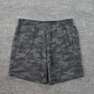 NOBULL Shorts Mens 3XL Gray Camo 9" Performance Training Running Gym Athletic